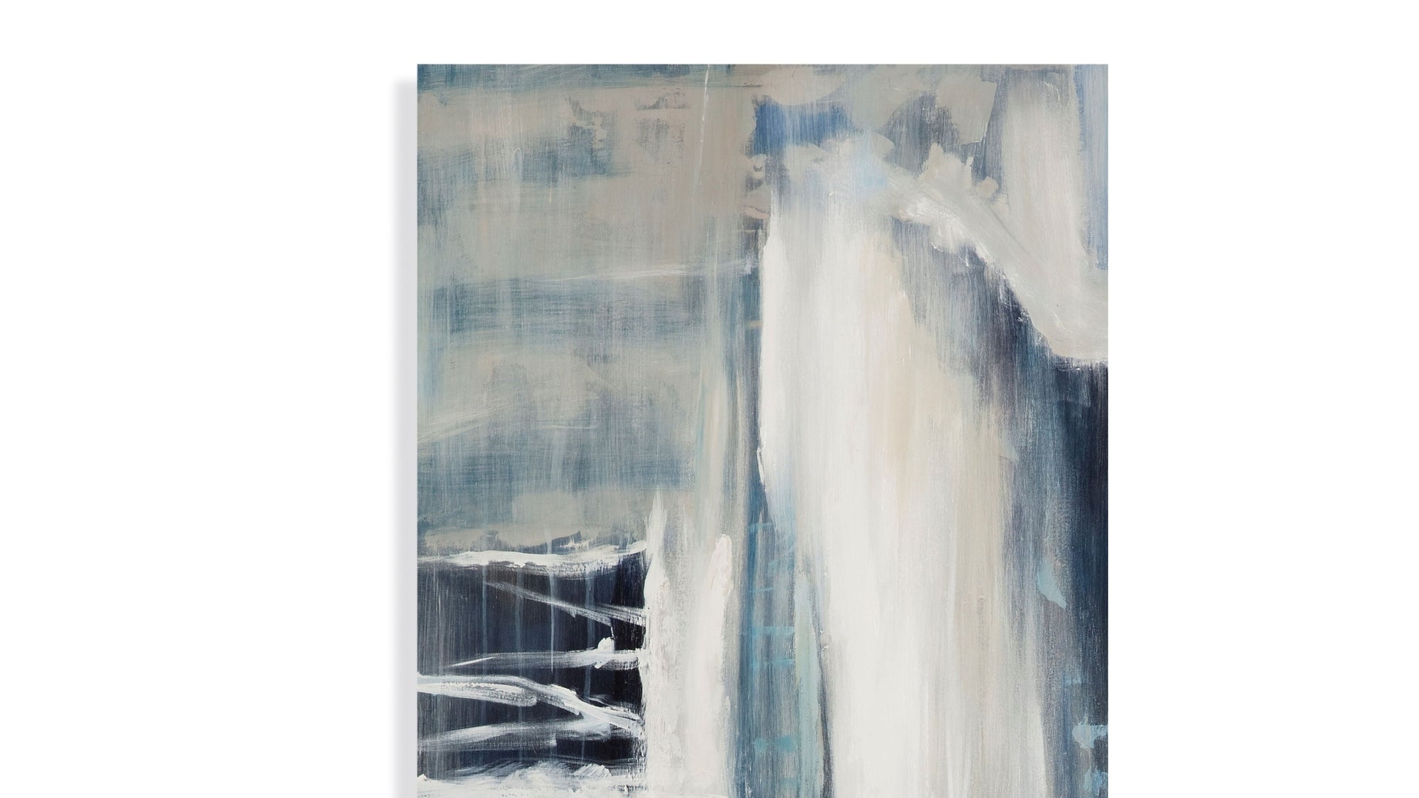 70" Blue Theory Canvas Art - Blue