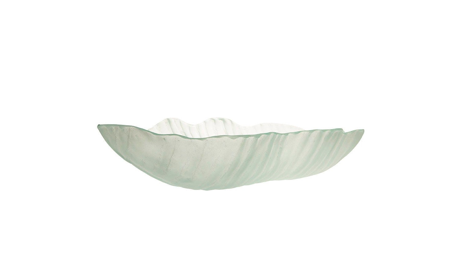 Small Glass Bowl Set Set of 2 - White