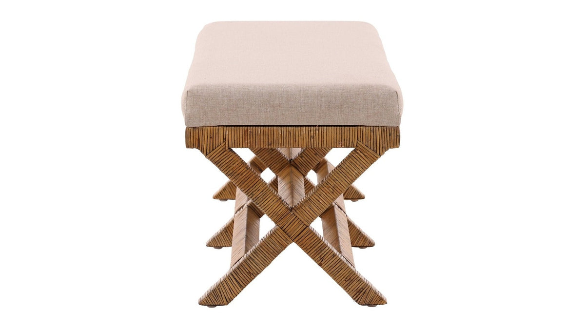 Aria - Bench - Beige / Light Brown
