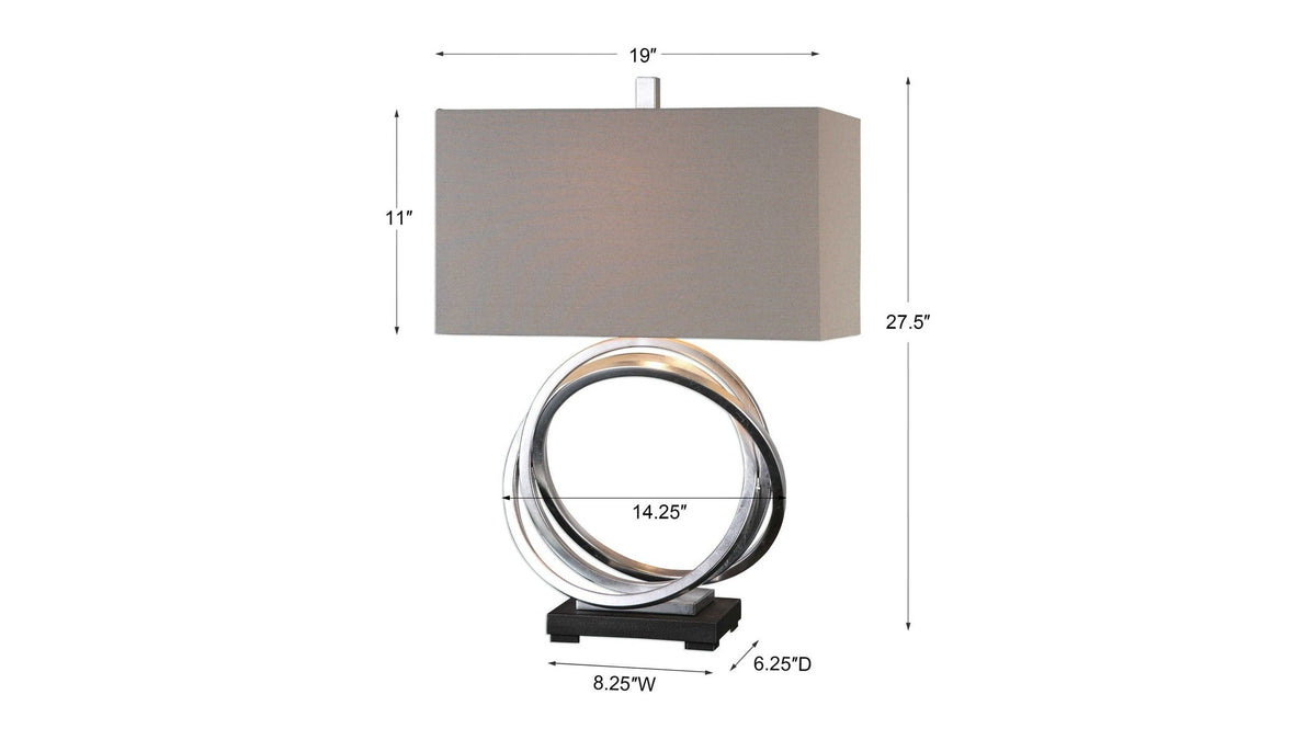 Soroca - Rings Lamp - Silver