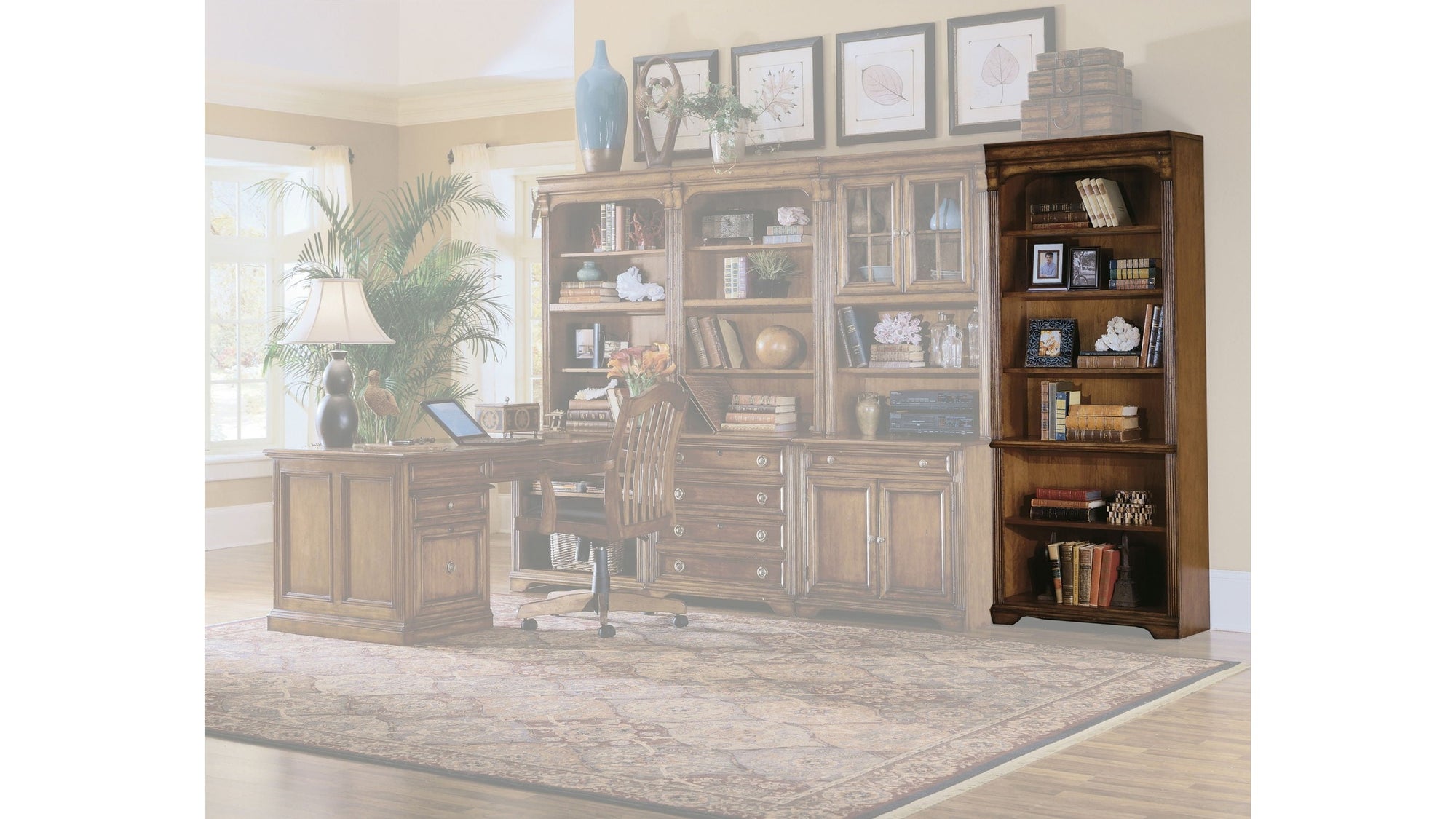 Brookhaven - Tall Bookcase - Dark Brown