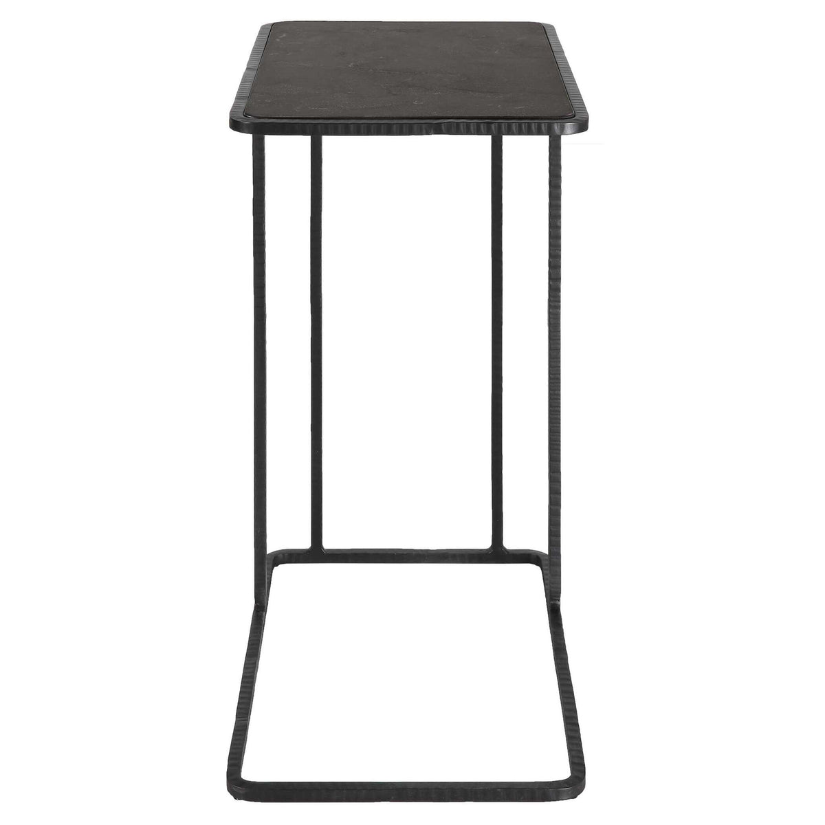 Cavern - Stone &amp; Iron Accent Table