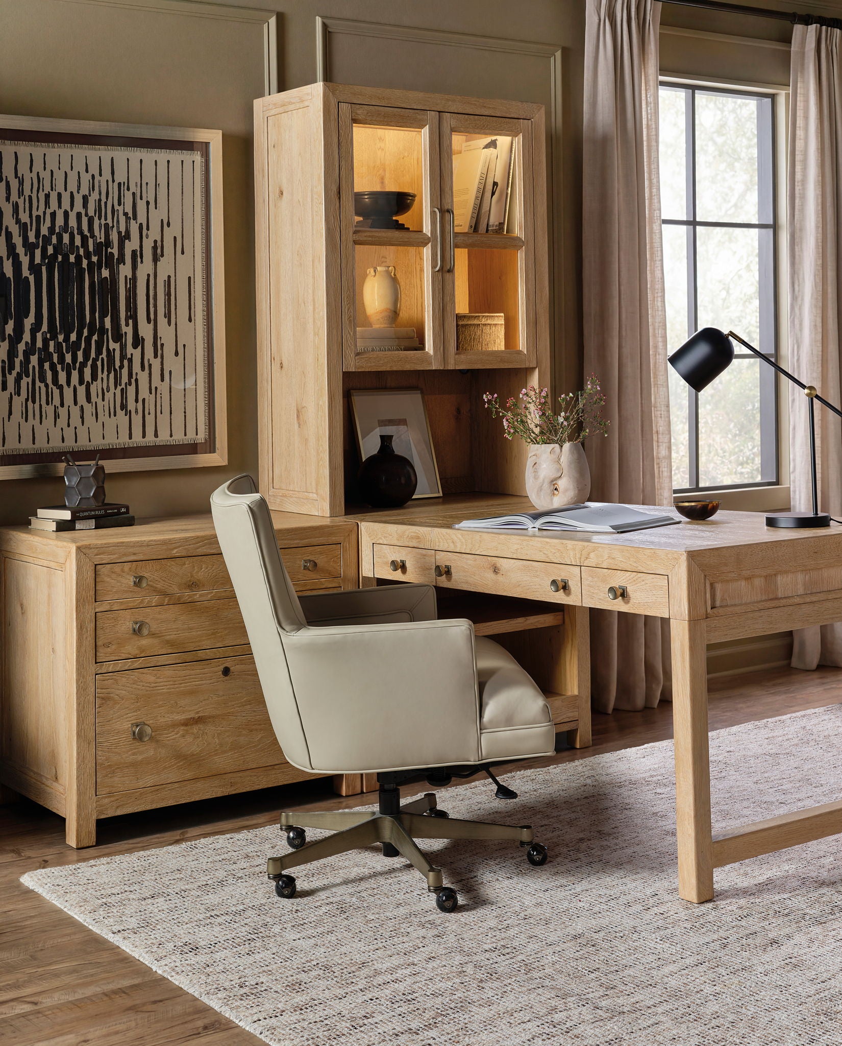Driftwood - Open Shelf Cabinet