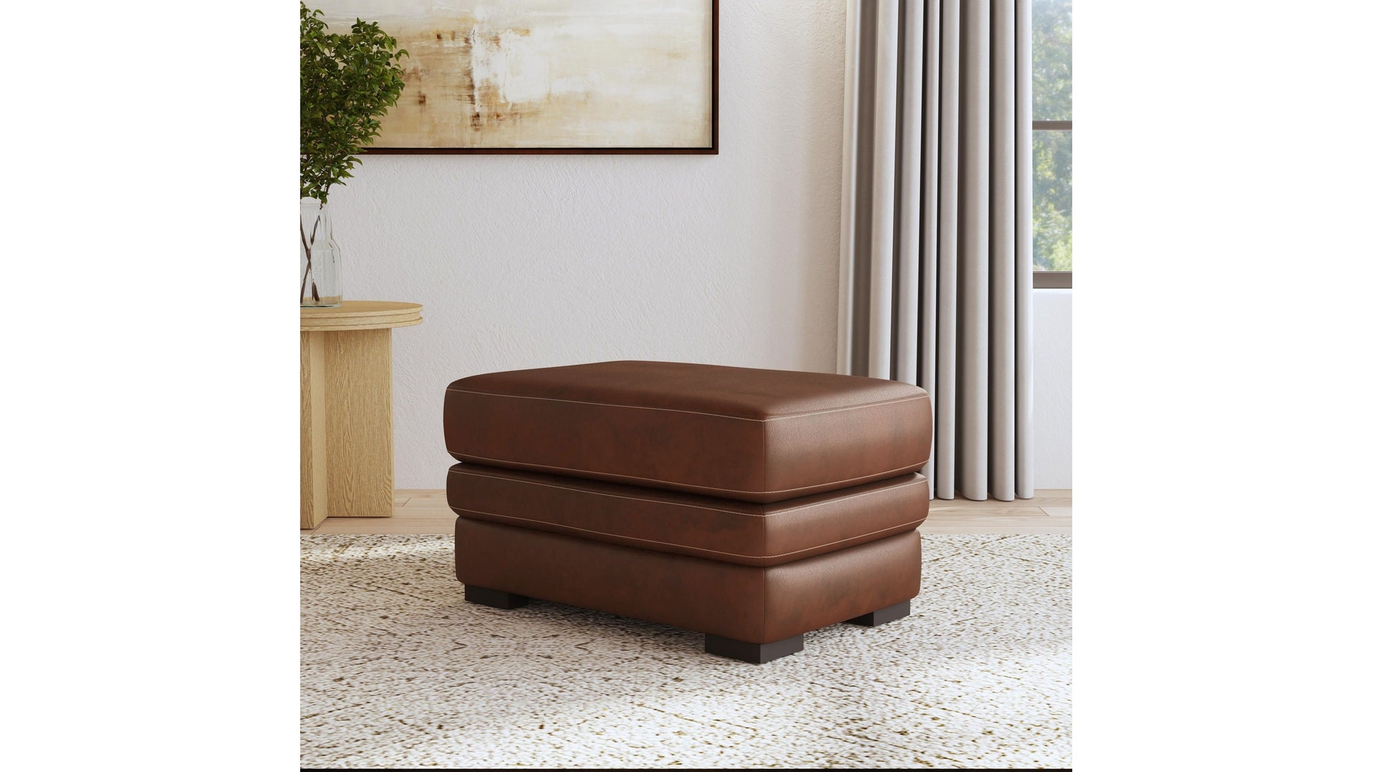 David - Ottoman - Pecan