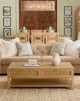Newbury Ribbed Drawer Cocktail Table