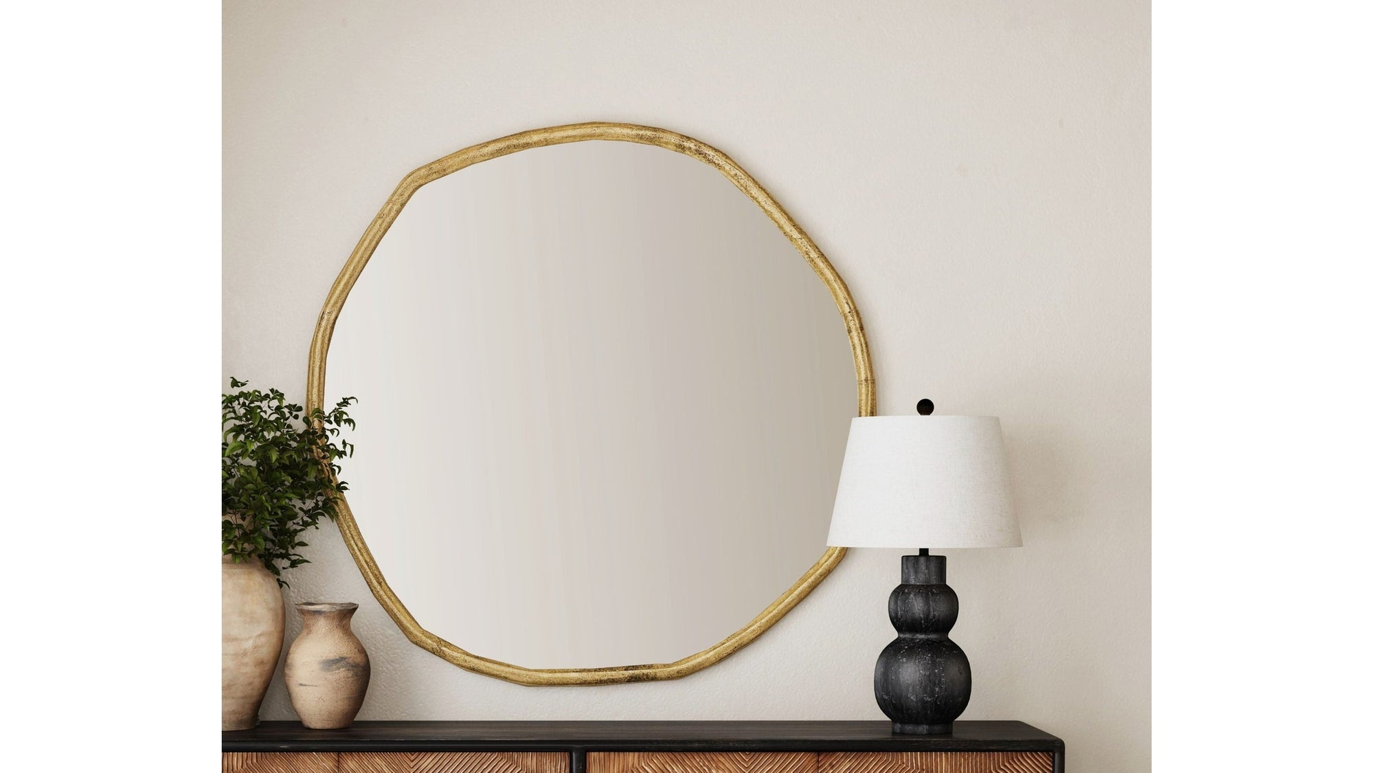 Grant - Wall Mirror - Gold