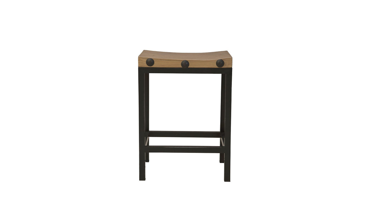 Old World - Counter Stool - Light Brown / Black