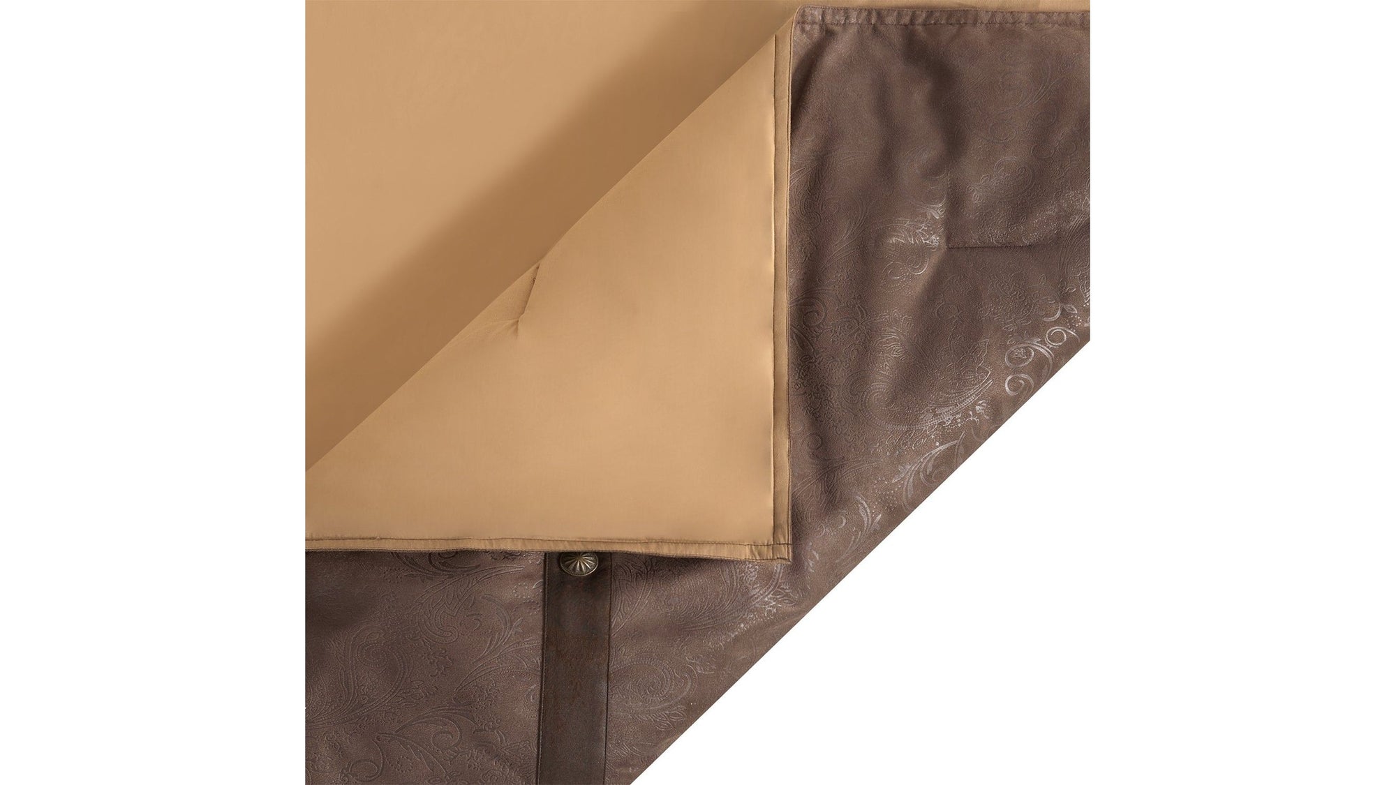 Caldwell - Twin Comforter Set Set of 4 - Brown