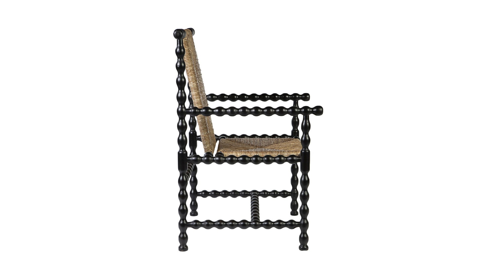 Wichita - Occasional Chair Set of 2 - Black / Light Brown