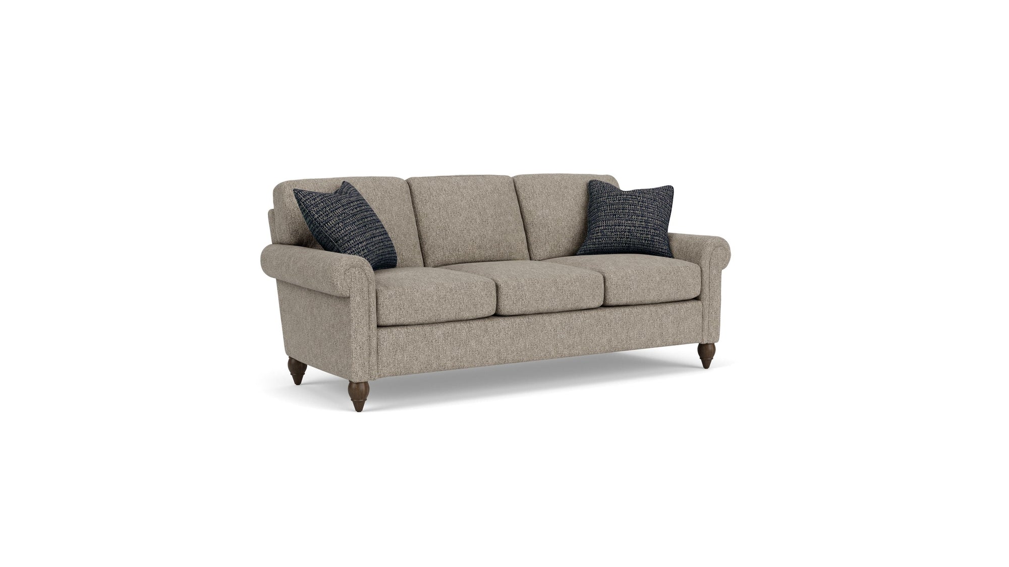 Moxy - Fabric Sofa With Rolled Arms