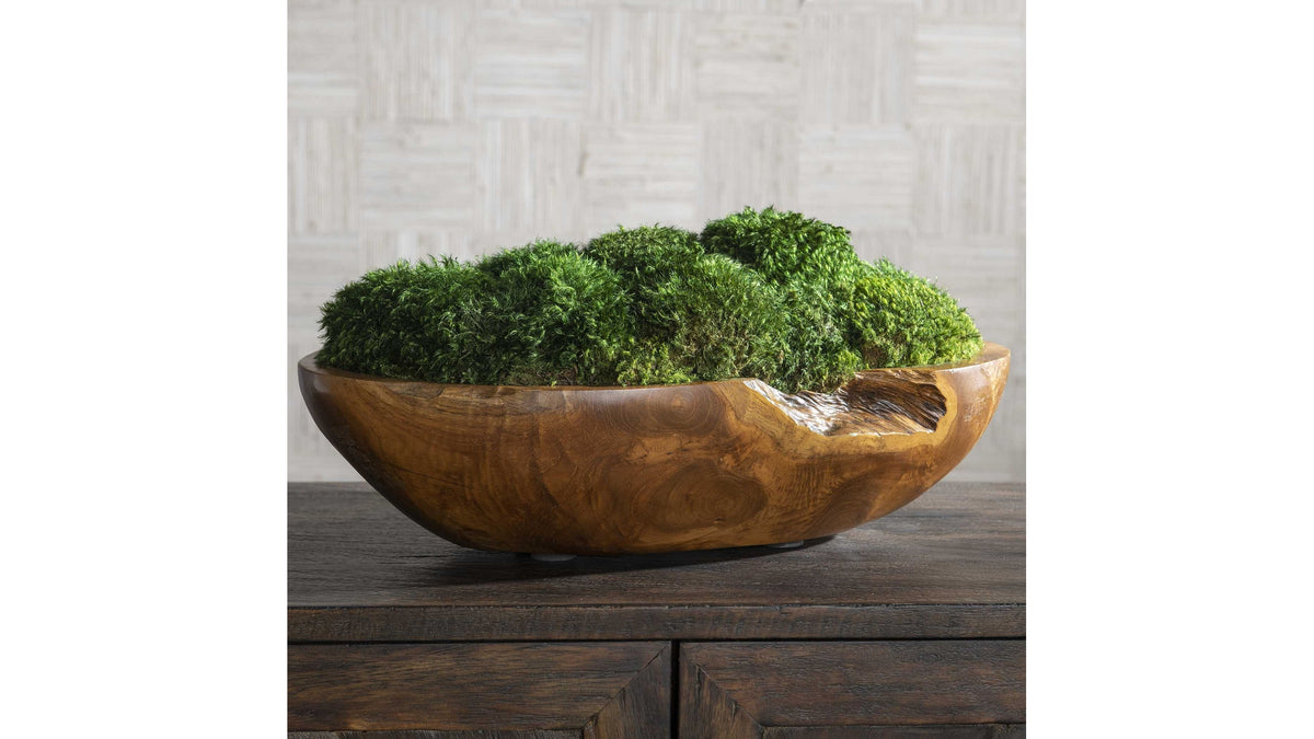 Kinsale - Moss Centerpiece - Light Brown