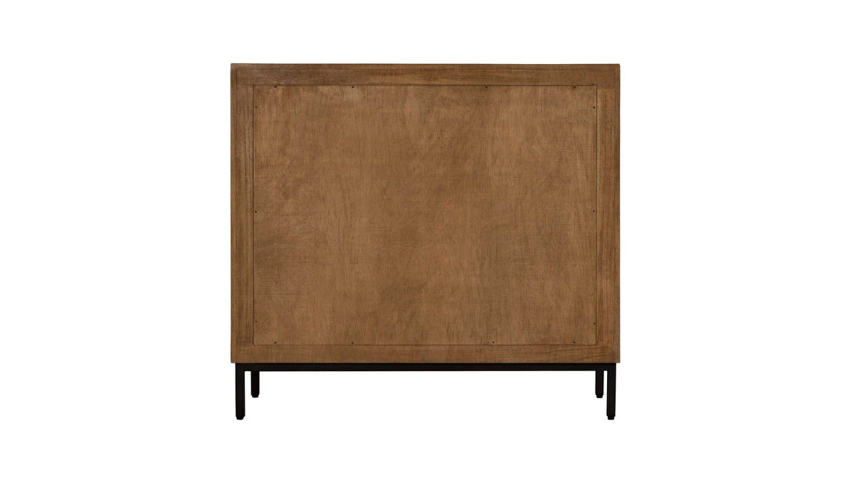 Bottom Line - 2 Door Wood Cabinet - Woodtone