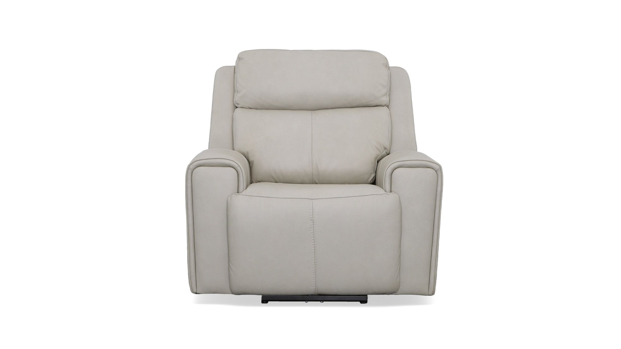 Barnett - Power Recliner With Power Headrest & Lumbar - Timber