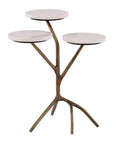 Garcia - Drink Table - Beige / Light Brown