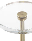 Groove - Crystal Drink Table - Gold