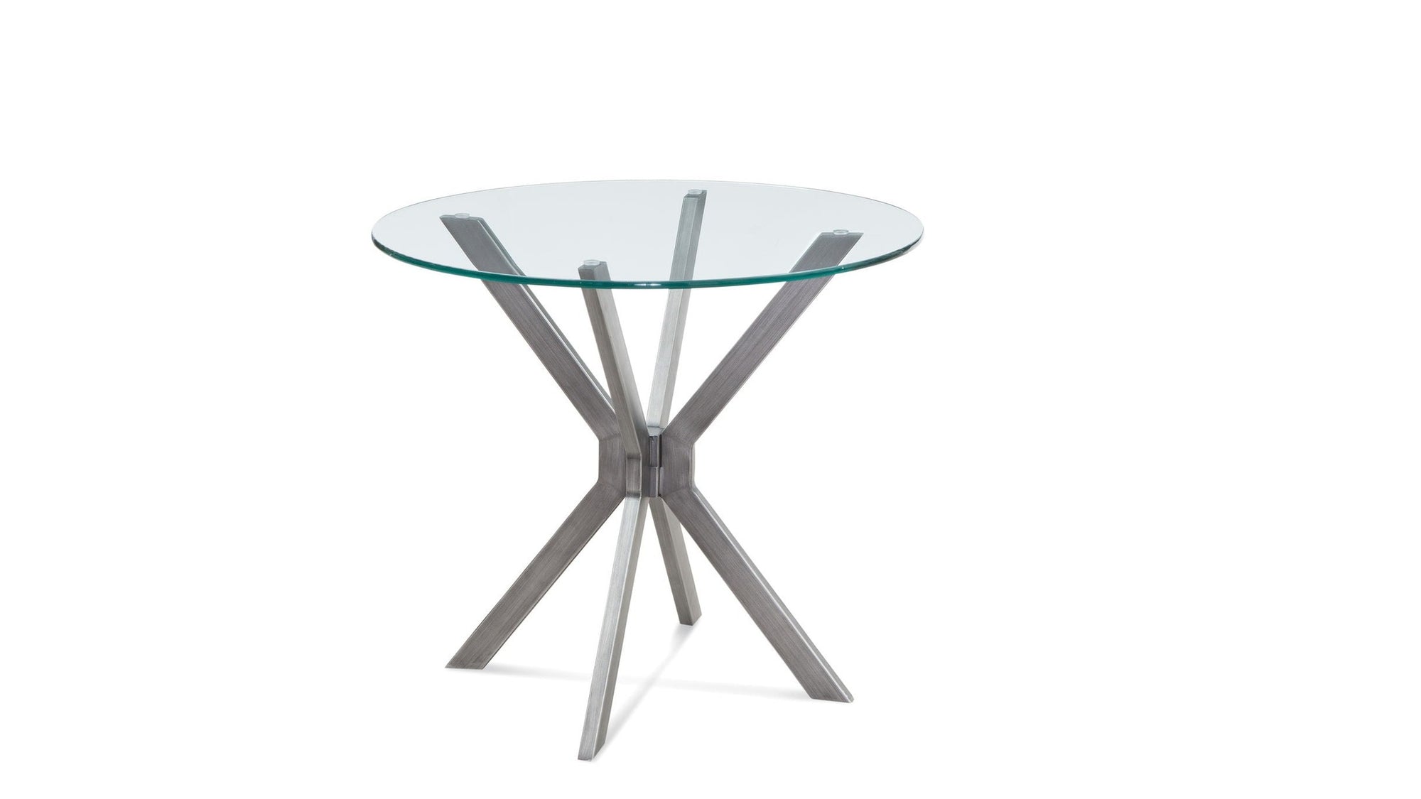 Deen - Round End Table - Gray