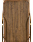 Commerce And Market - Walnut Wine and Bar Cart - Light Caramel
