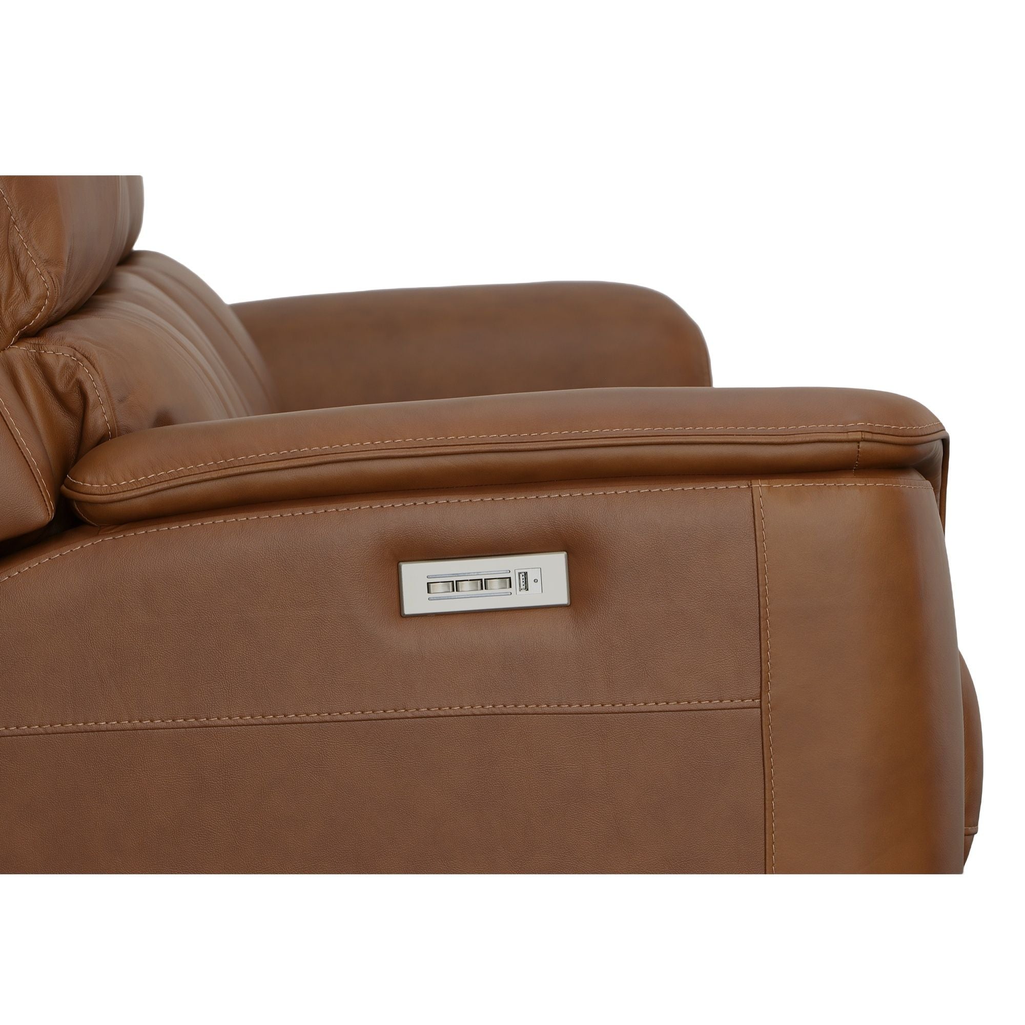 Henry - Power Reclining Sofa With Power Headrests &amp; Lumbar