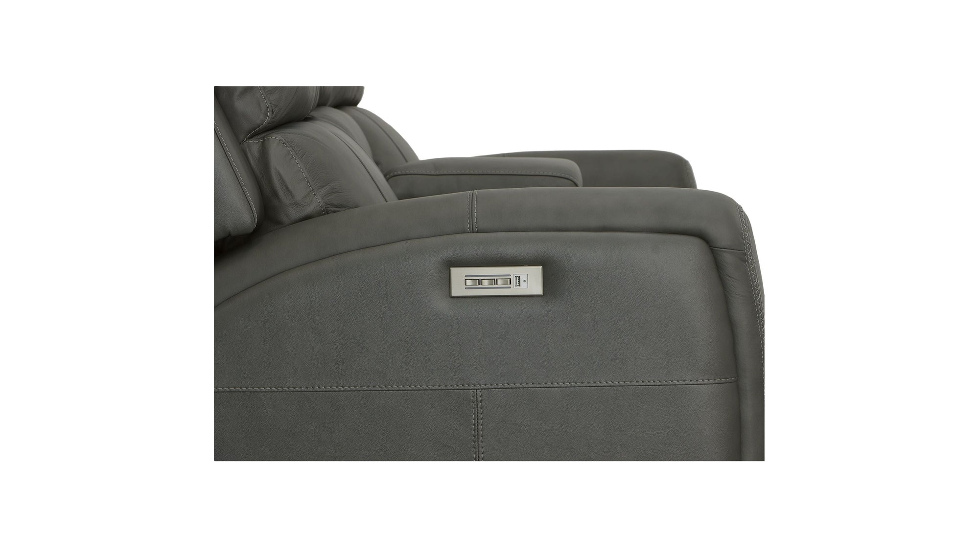 Linden - Power Reclining Loveseat With Console &amp; Power Headrests &amp; Lumbar