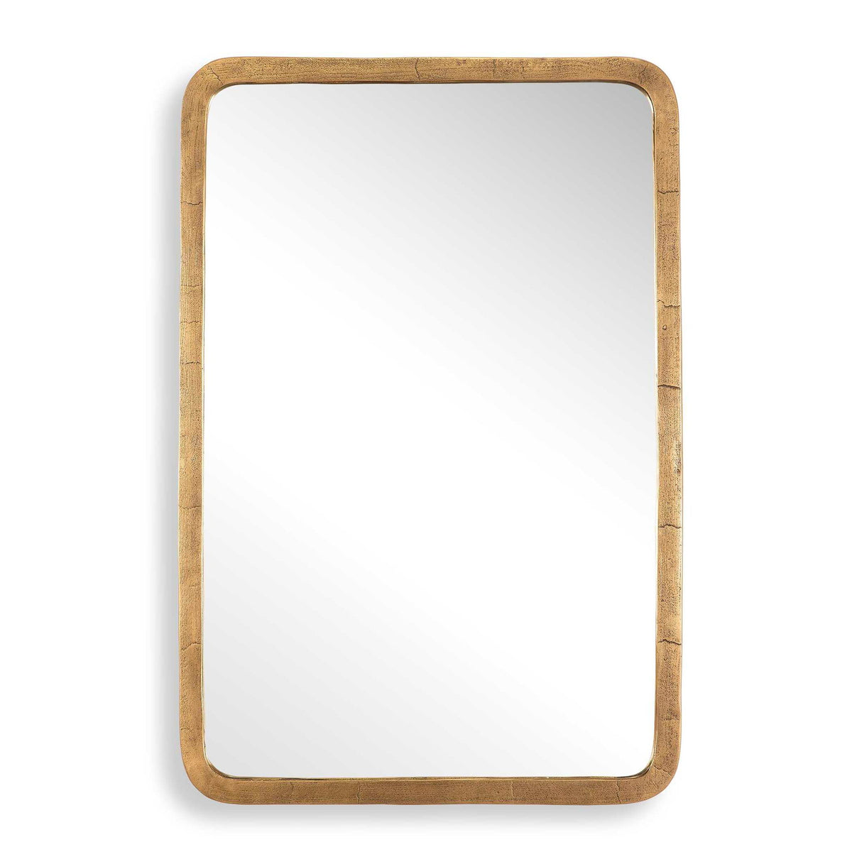 Vestry - Antique Brass Mirror - Brass / Gold