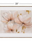 Blush Magnolia I Framed Canvas - Pink