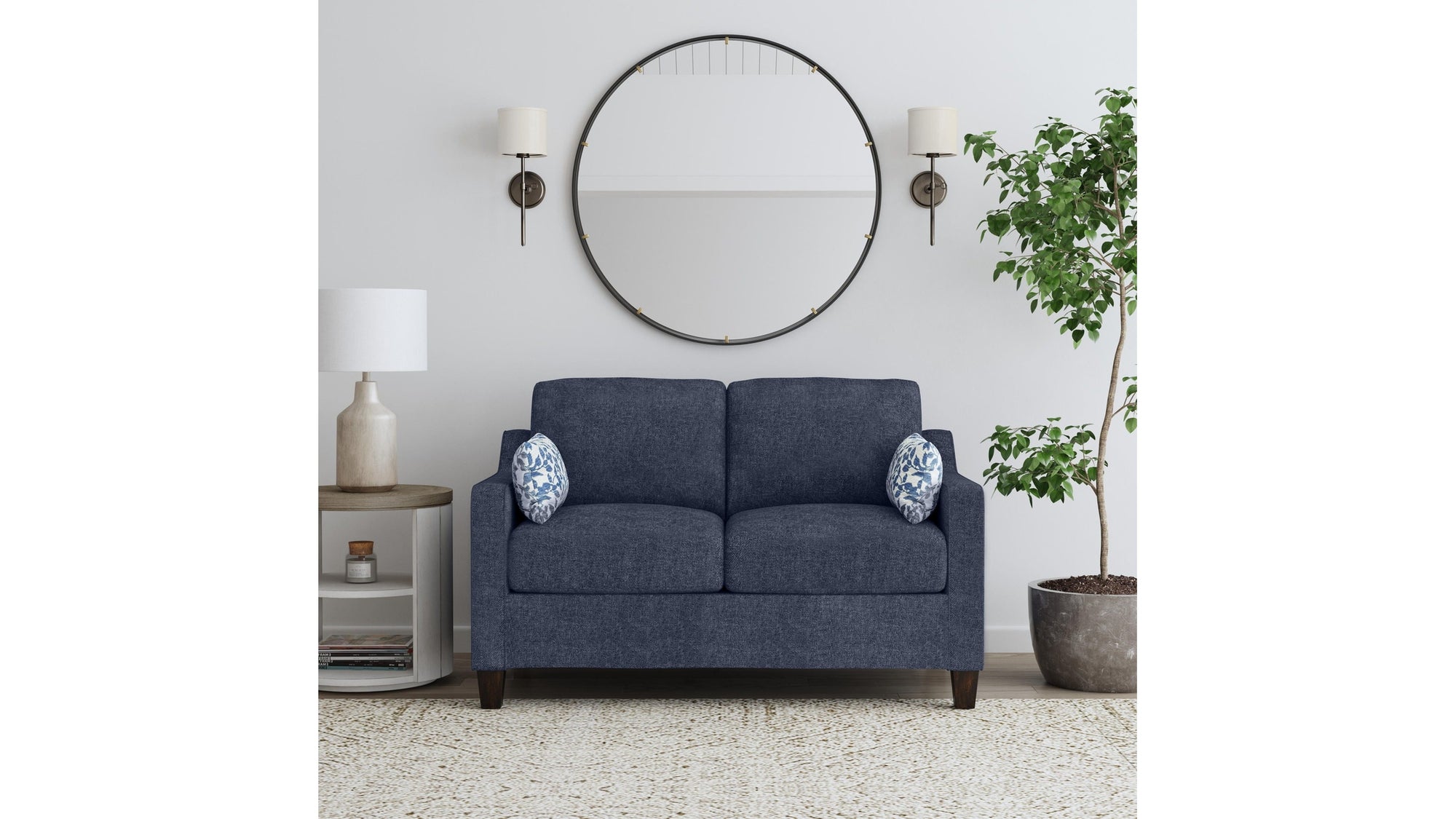 Drew - Fabric Loveseat