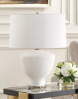 Maisie - White Table Lamp - White
