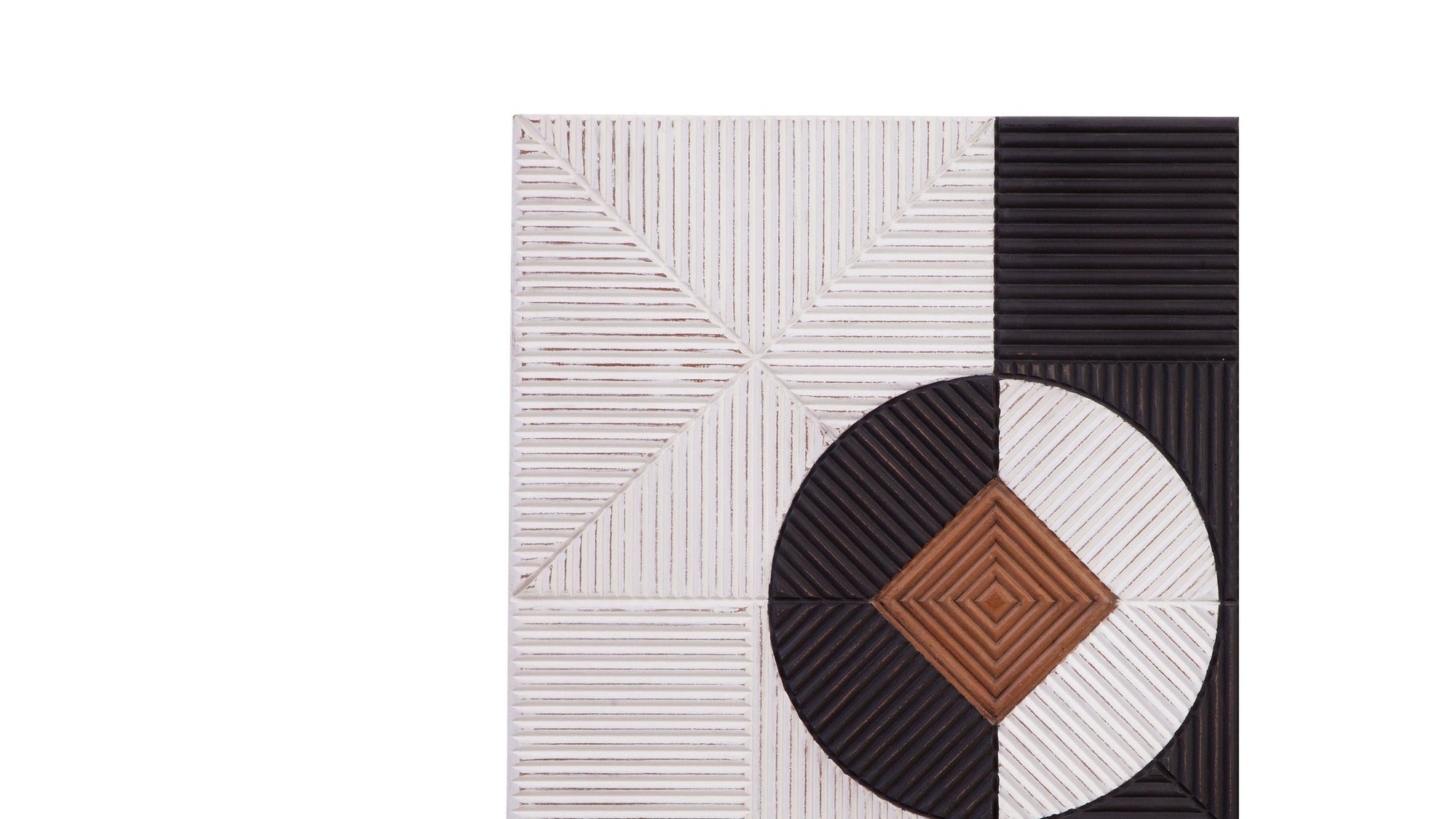 Mercury Wall Hanging - White / Black