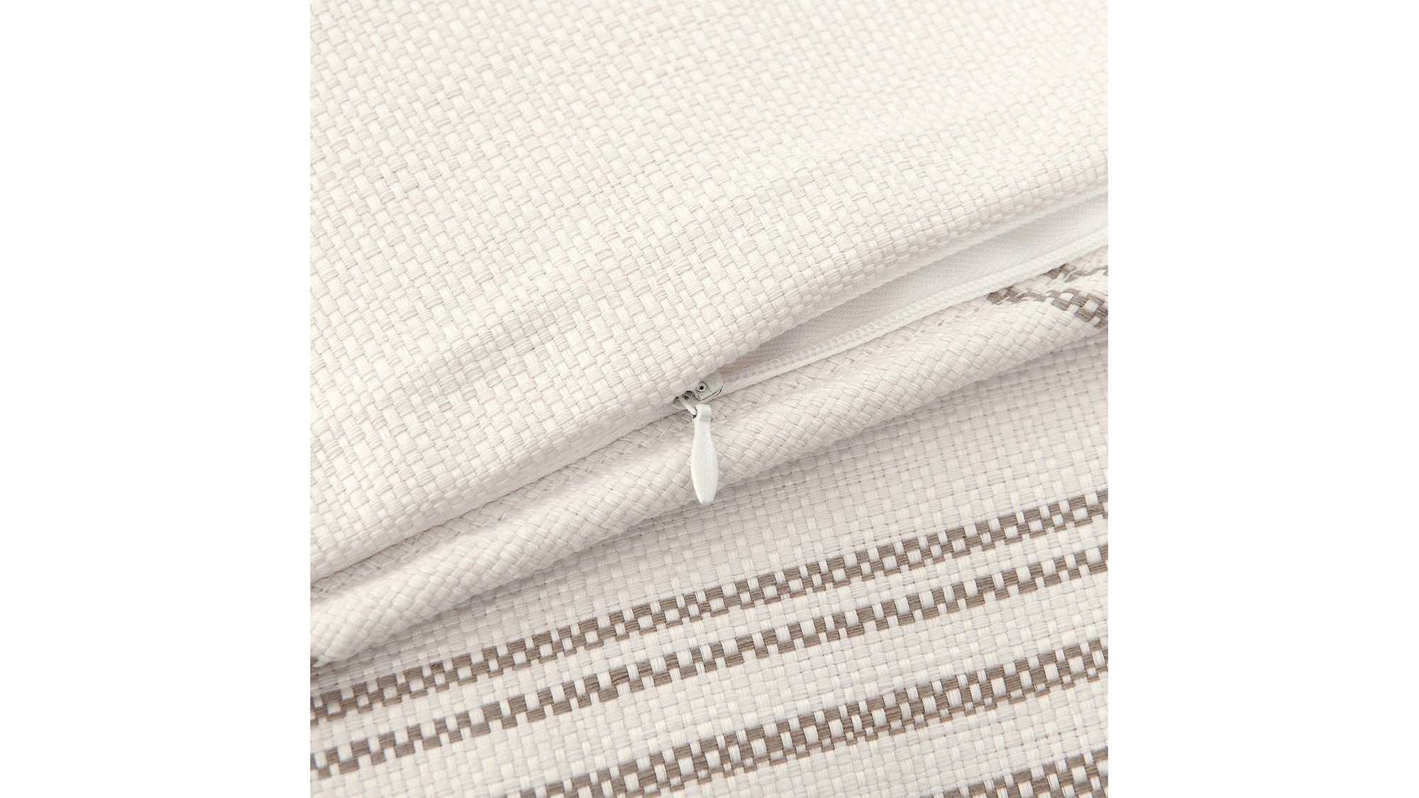 Prescott - King Duvet Cover Set Set of 3 - Taupe