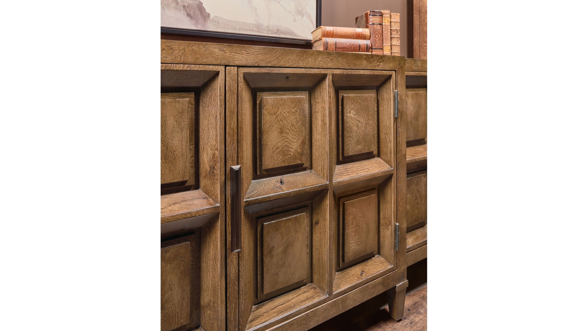 Melange - Nikos Credenza - Dark Brown
