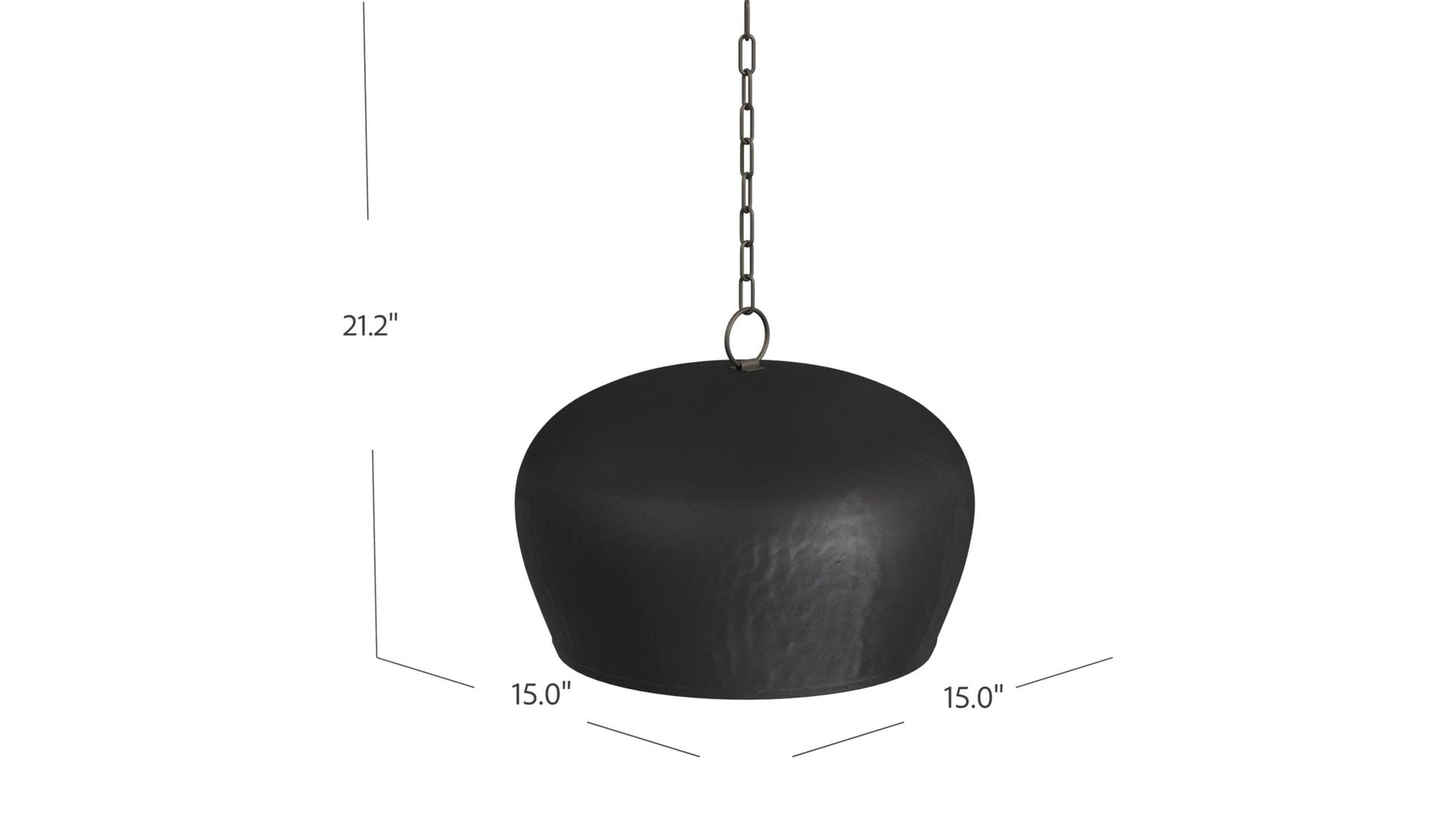 Bell - Pendant - Black