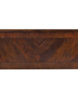 Leesburg - Demilune Hall Console - Dark Brown