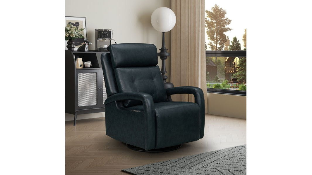 Gilbert - Power Swivel Glider Recliner With Power Recline, Power Headrest And Power Lumbar