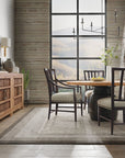 Big Sky - Round Dining Table - Light Brown / Black