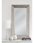 Beaded - Wall Mirror 36" - Silver