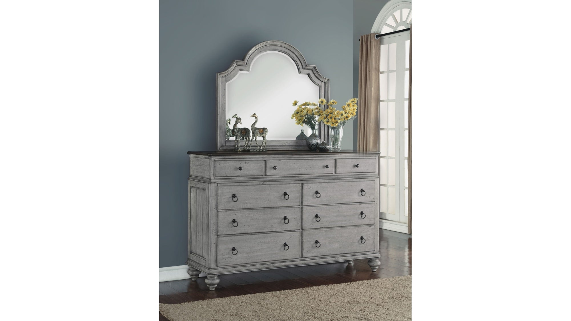 Plymouth - Dresser - Gray