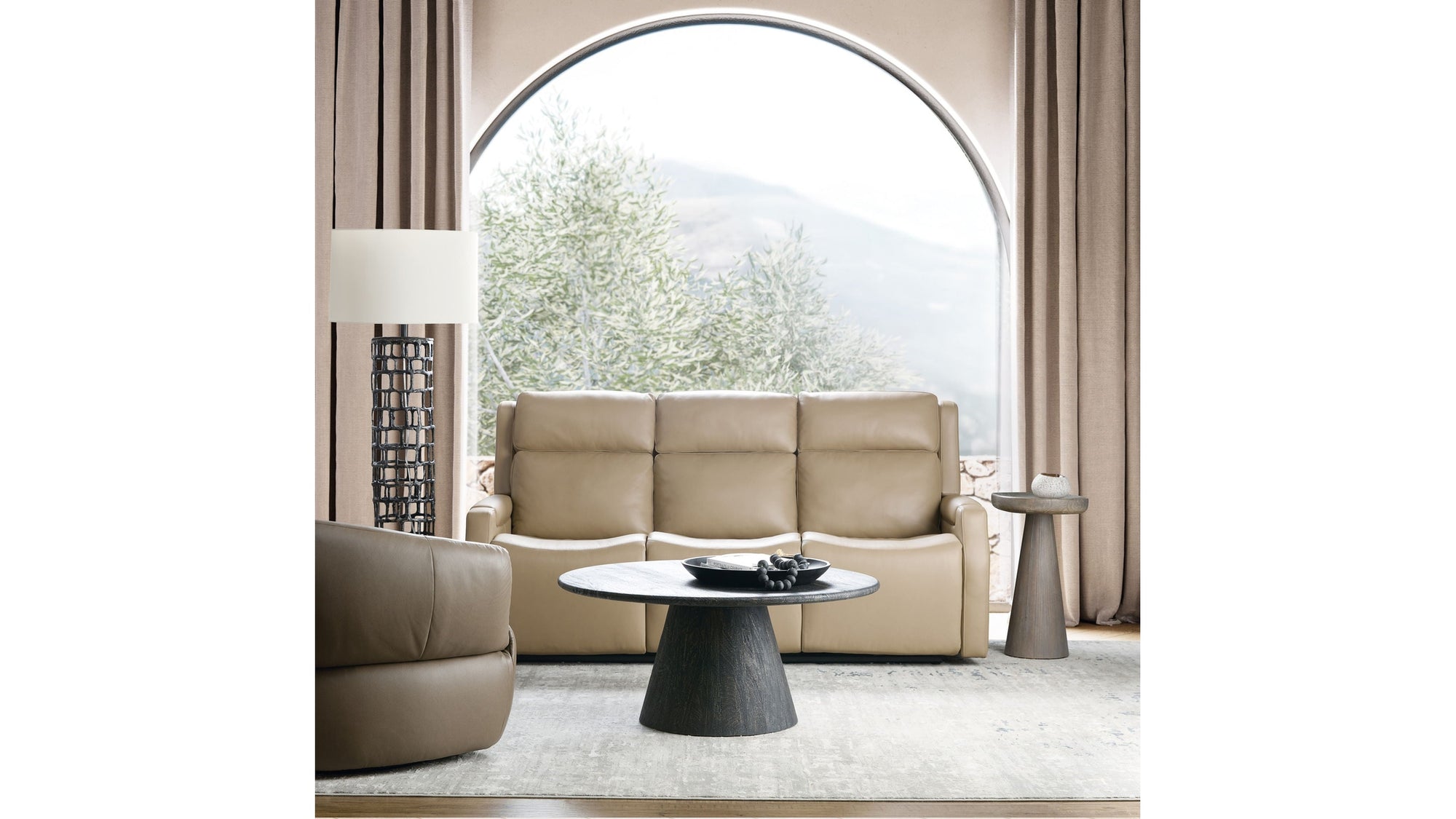 Aria - Swivel Chair - Dark Gray