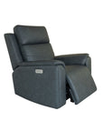 Vernon - Power Swivel Gliding Recliner With Power Headrest, Lumbar, Heat & Massage