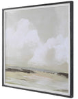 Soft Clouds - Framed Print - Silver