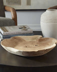 Organic Embrace - Outdoor Teak Bowl - Brown