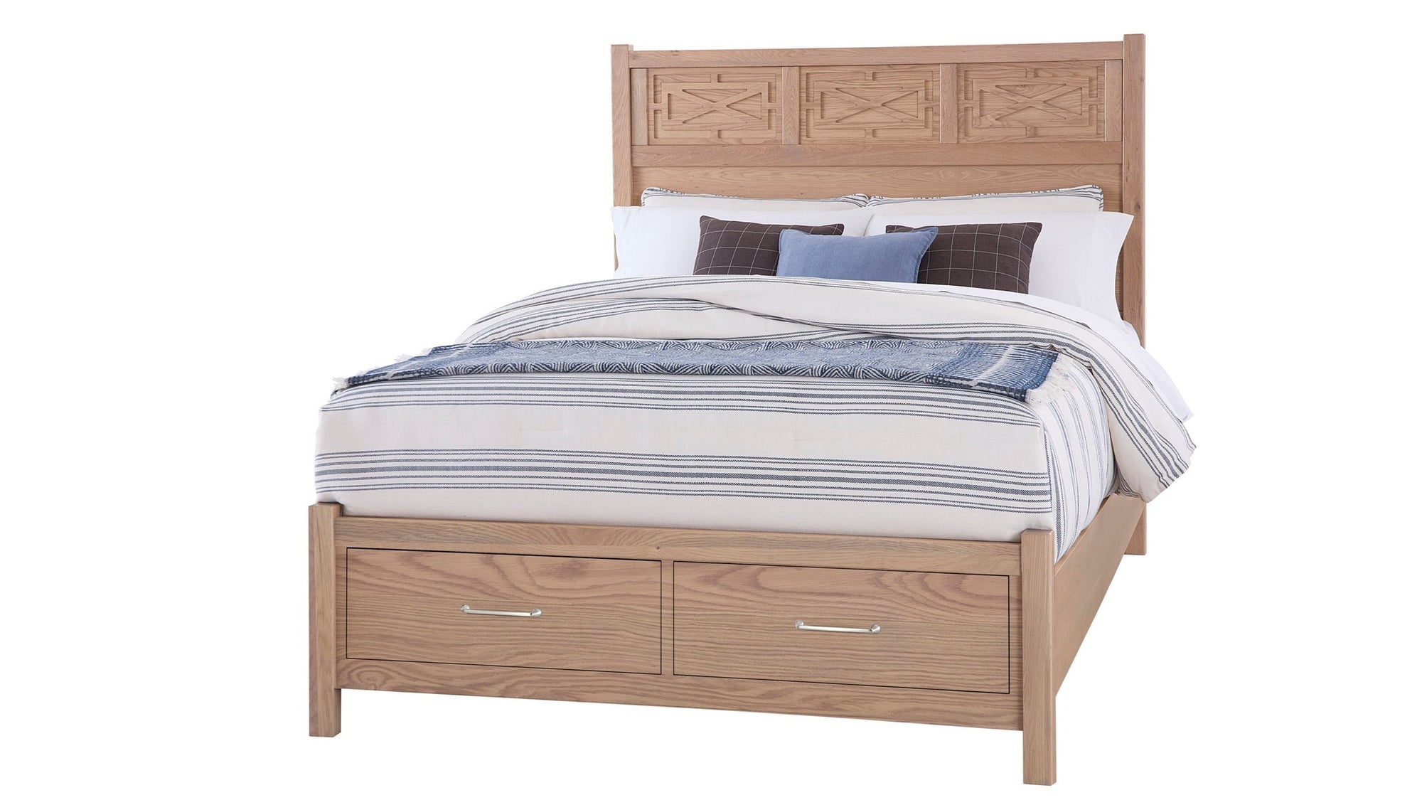 Tide & Timber - Fretwork Panel Storage Bed