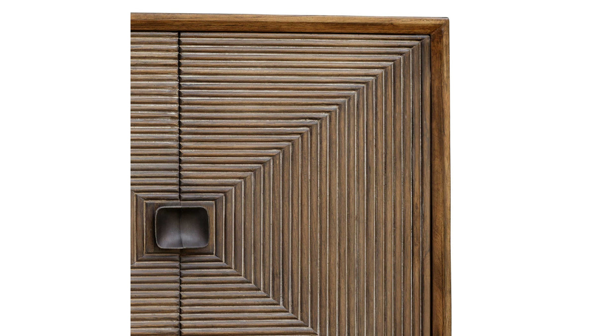 Bottom Line - 2 Door Wood Cabinet - Woodtone