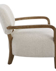 Telluride - Natural Shearling Accent Chair - Beige
