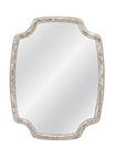 Wishing Stone - Wall Mirror - Antique Silver