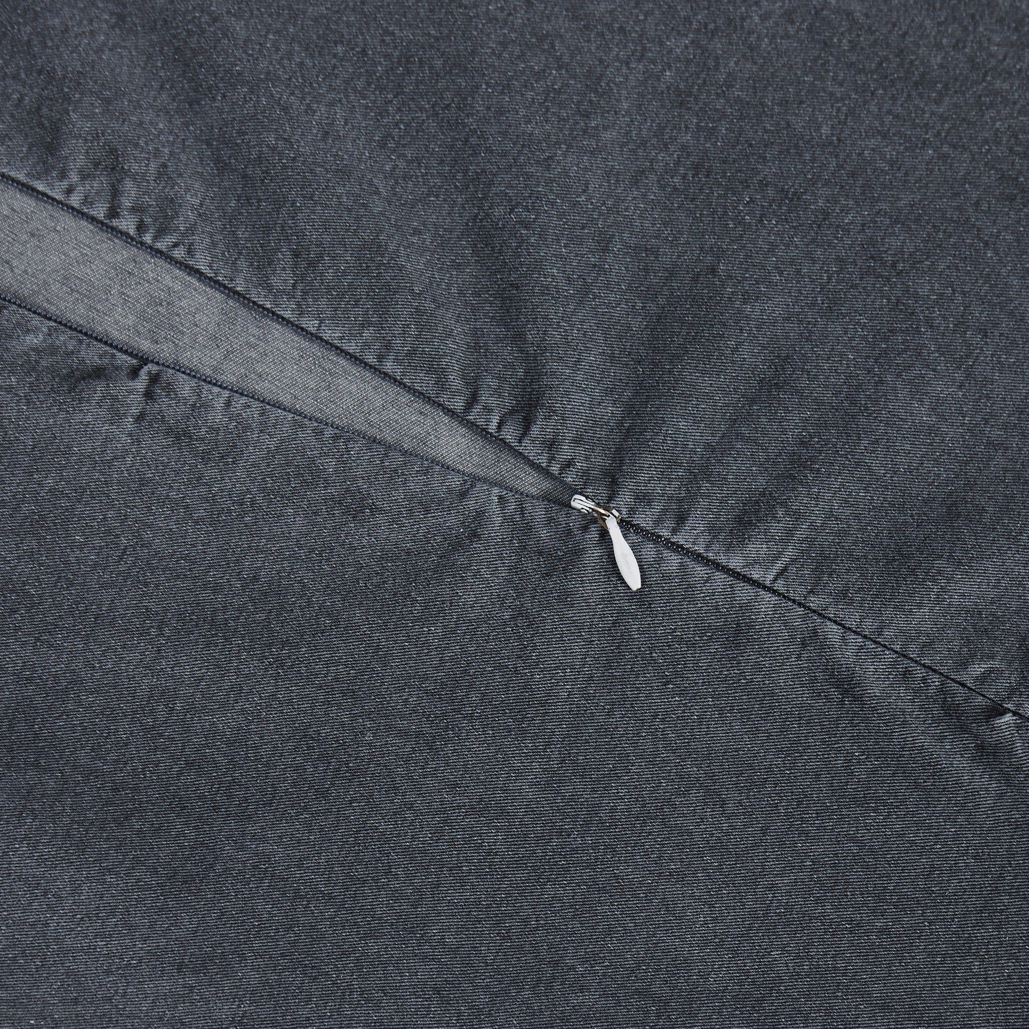Cotton Canvas - Queen Stonewashed Duvet Cover Set (Set of 3) - Charcoal