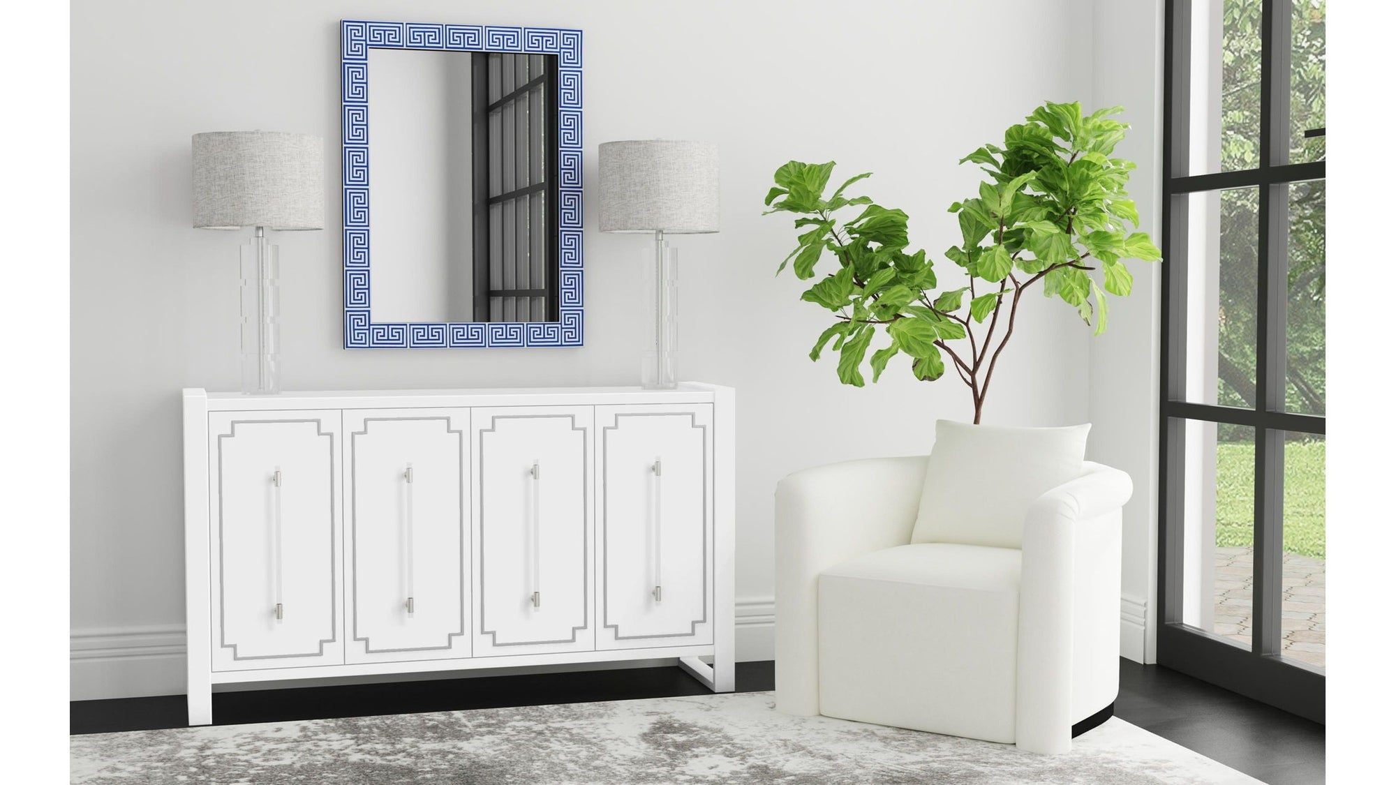 Bethany - Table Lamp - Silver