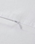 100% French Flax Linen - King Duvet Cover Set (Set of 3) - White