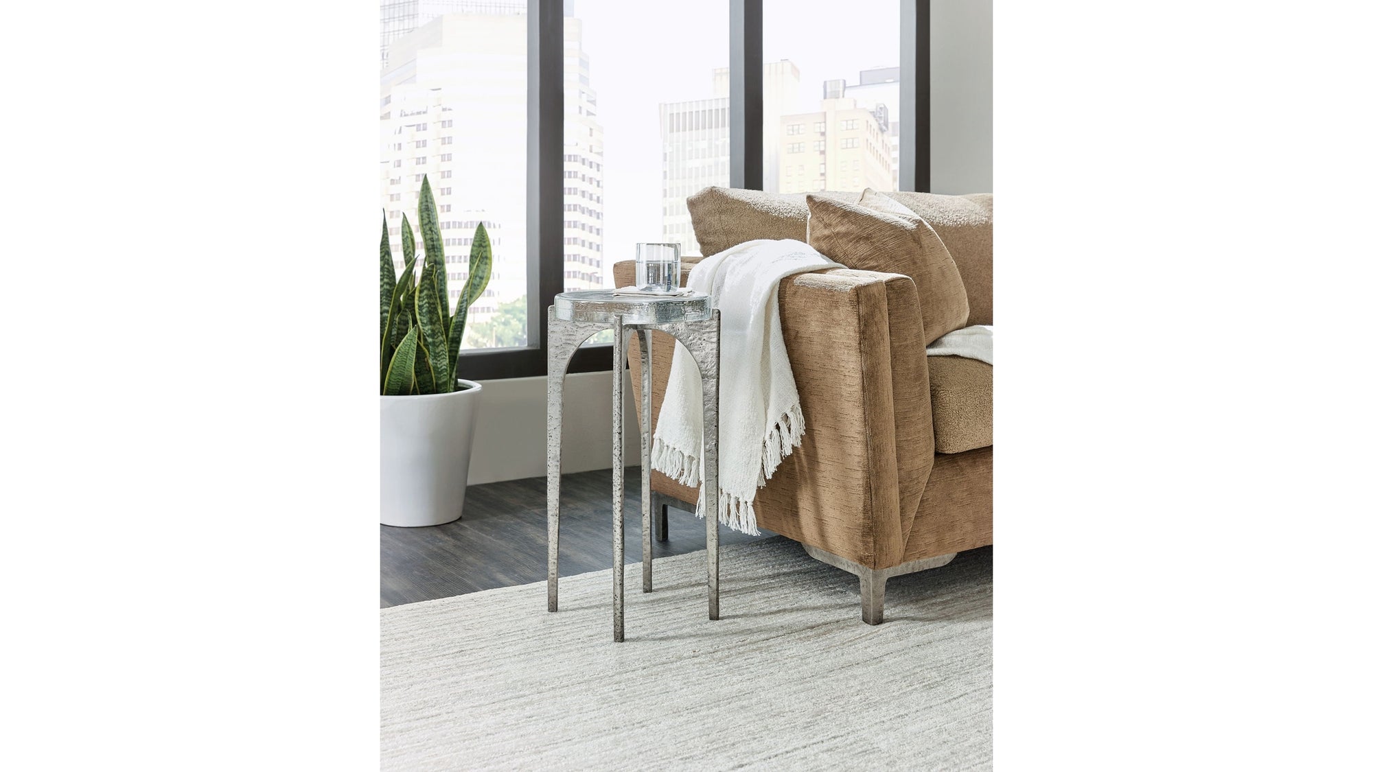Chapman - Martini Table - Pearl Silver