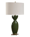 Curhan - Glaze Table Lamp - Green