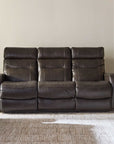 Baron Power Wall Reclining Sofa w/ Headrest & Lumbar